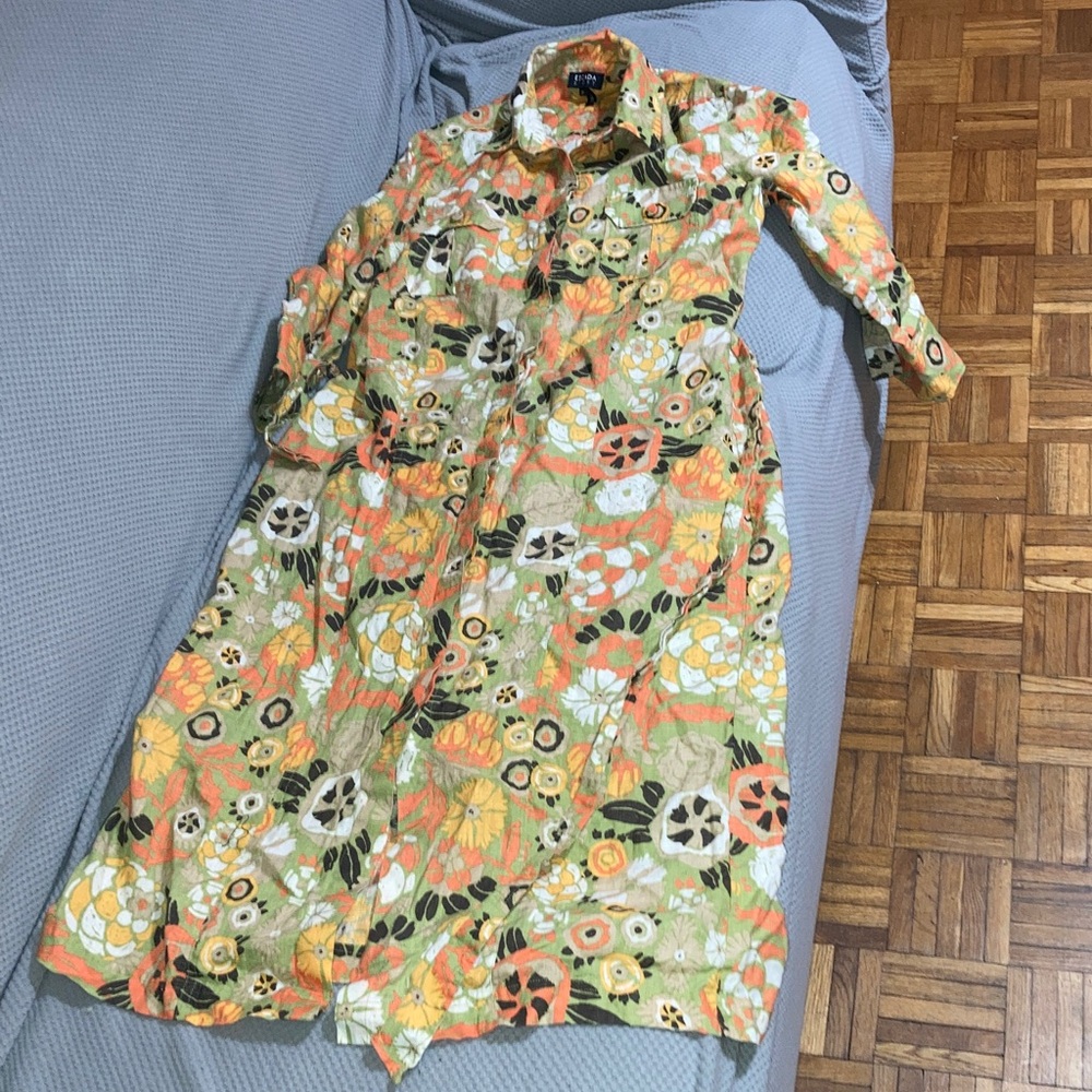 Escada Sport Sunflower Print Dress